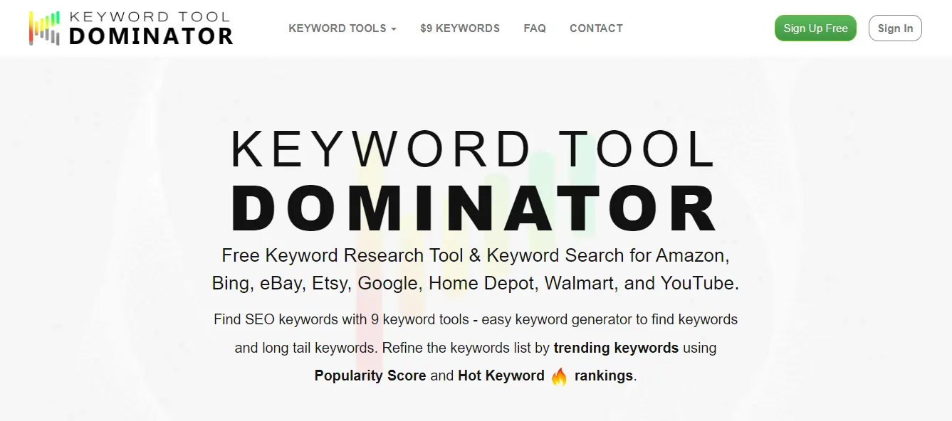 KEYWORD TOOL DOMINATOR