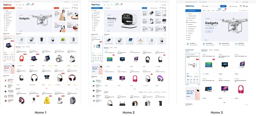 Themes and layouts in Yozi