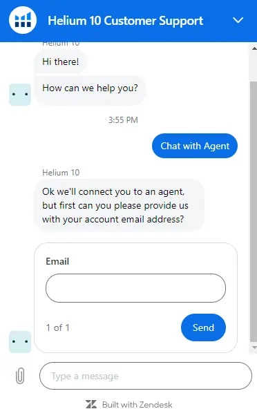 Helium 10 Customer support