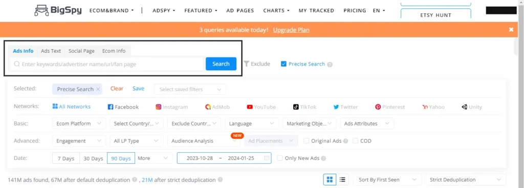 Search Ads on BigSpy