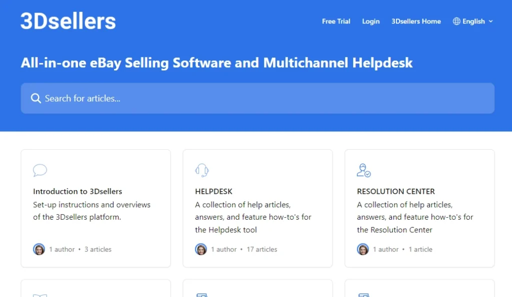 3DSellers Helpdesk - Customer Support and Service