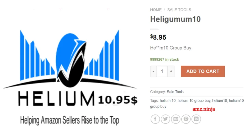 Helium 10 Group Buy for Amazon Sellers