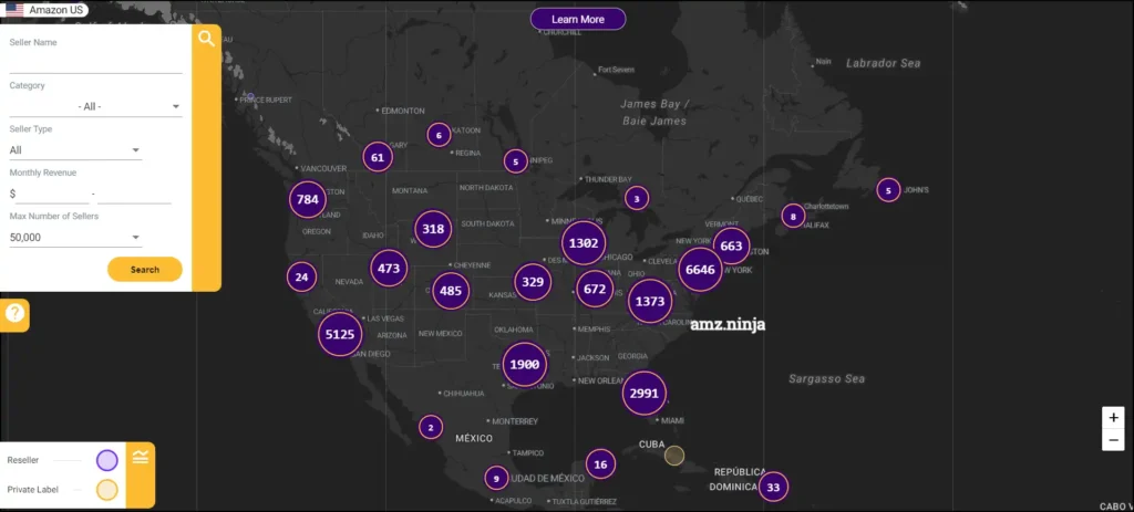 Smartscout Seller Map Review