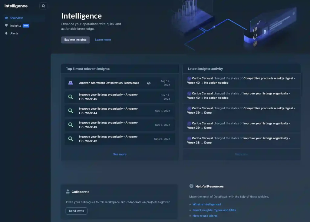 Datahawk- Intelligent Insights