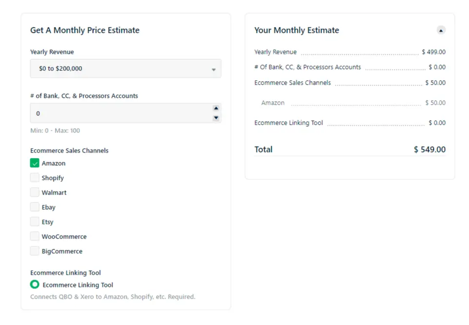 EcomBalance Pricing Plans