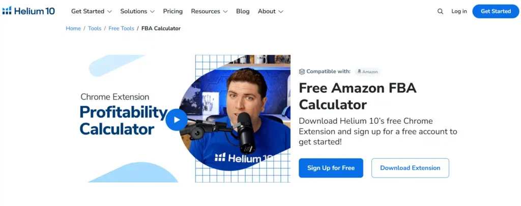 Helium 10 FBA Calculator