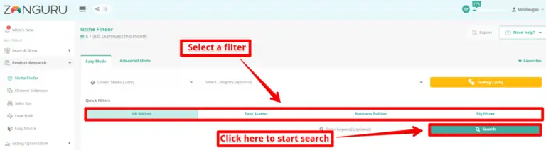 ZonGuru Advanced Filtering Options