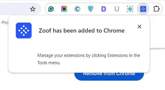 Zoof Extension Added!