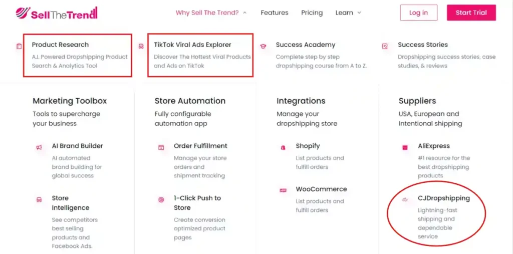 CJDropshipping Integration With SellTheTrend