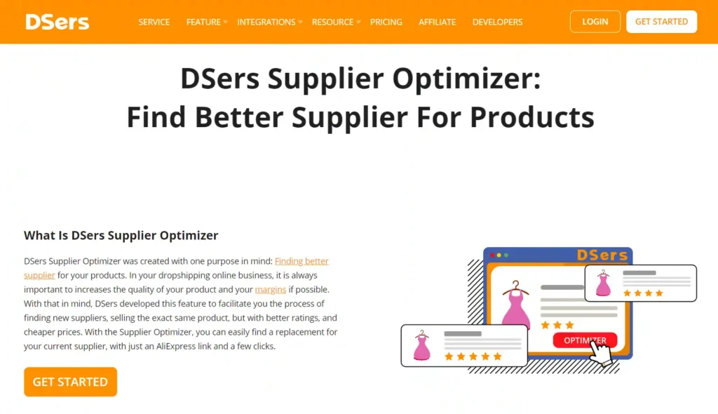 DSers Supplier Optimizer- Product sourcing