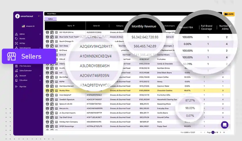 Smartscout-Seller Search