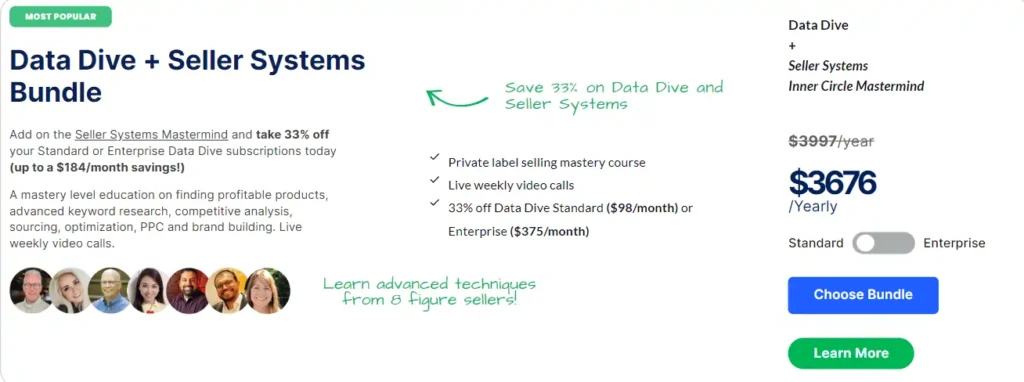 Data Dive Standard Plan