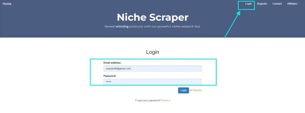 Niche Scraper Login