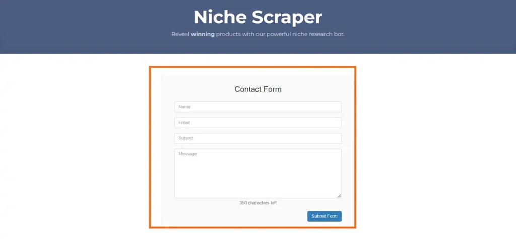 Niche Scrapper-Request a Refund