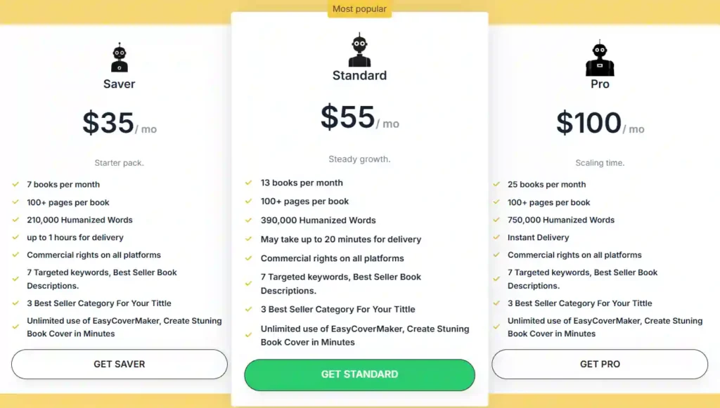 BookAutoAI Pricing Plans