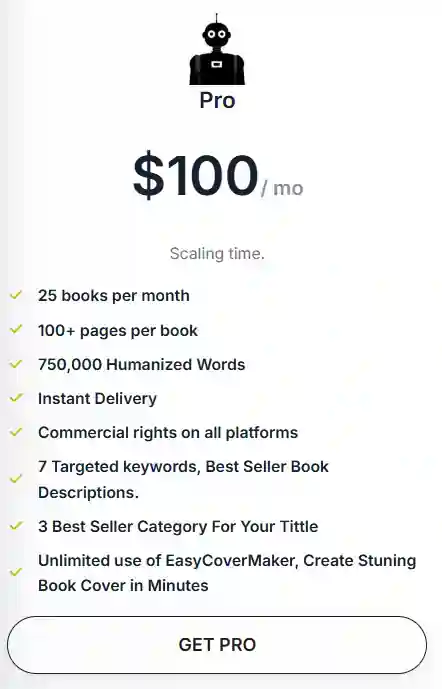 BookAutoAI Pro Plan 