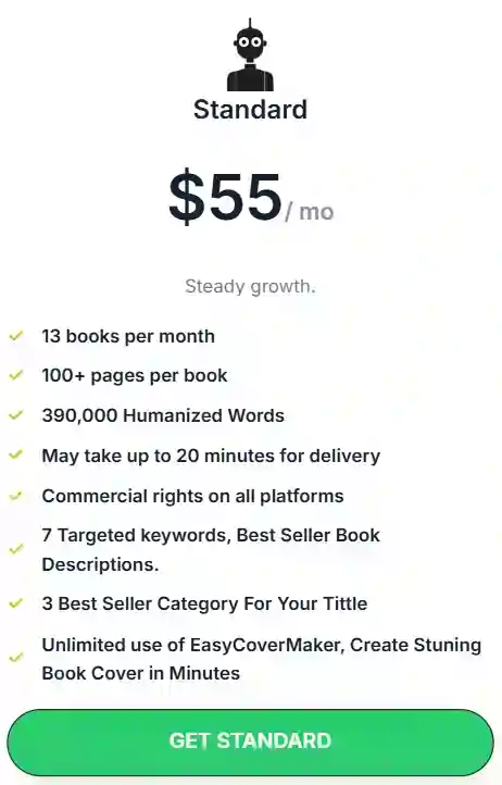 BookAutoAI Standard Plan