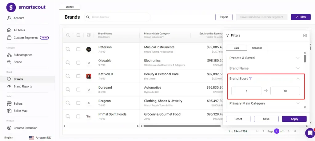 SmartScout - Analyse Your Shortlist