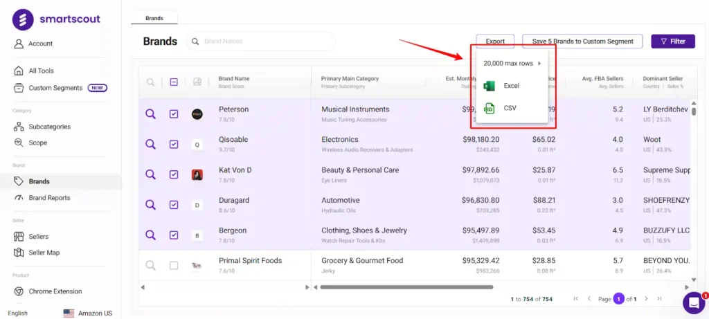 SmartScout - Export and Organise Your Leads