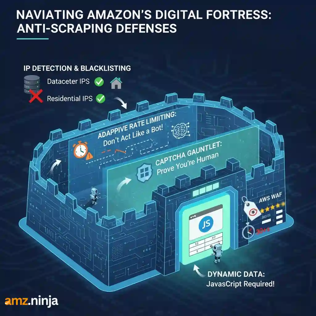 Amazon anti-scraping defense system