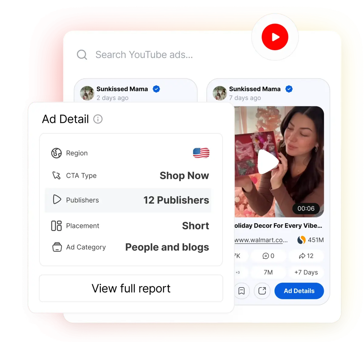 AdFlex YouTube Display Ads Spy Tool