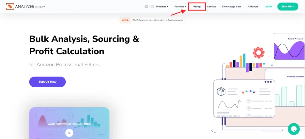 Analyzer.Tools Plans Tab