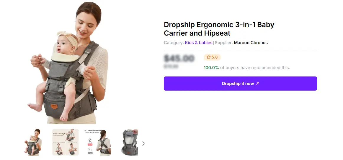 Baby Hip Seats- Spocket dropshipping