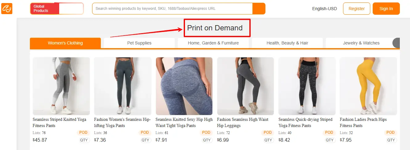 CJDropshipping Print On Demand