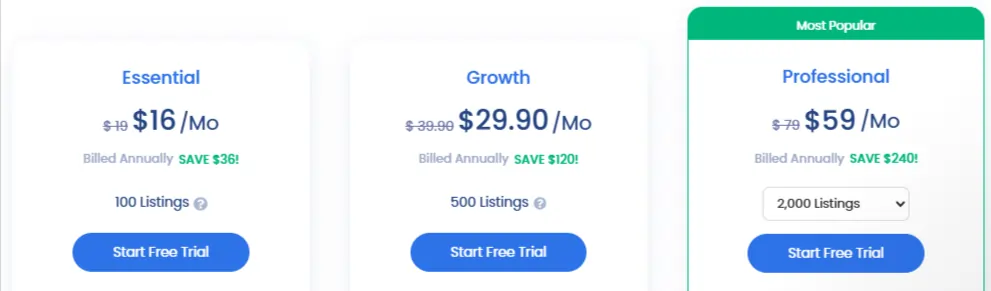 Choose a 3D Sellers pricing plan