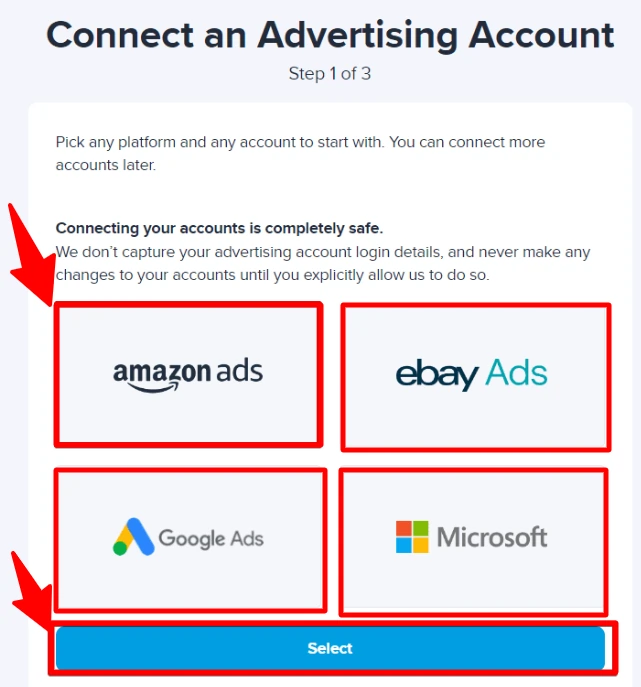 Connect Advertising Account on Adspert