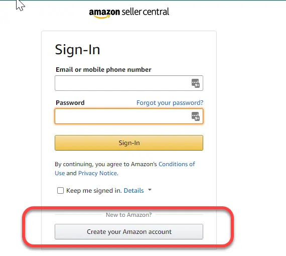 Connect SellerMetrics with Amazon account