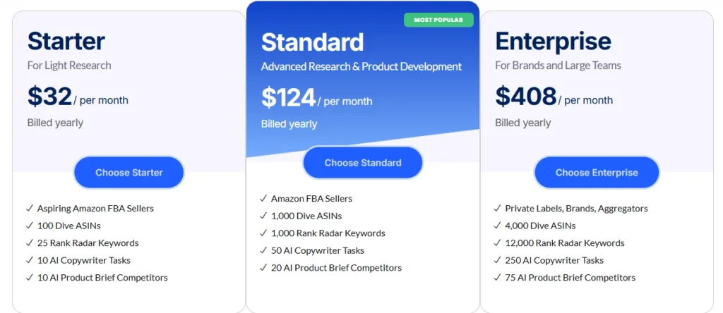 DataDive Pricing