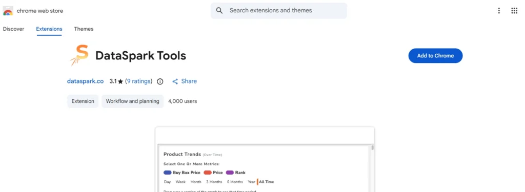 DataSpark Chrome Extension
