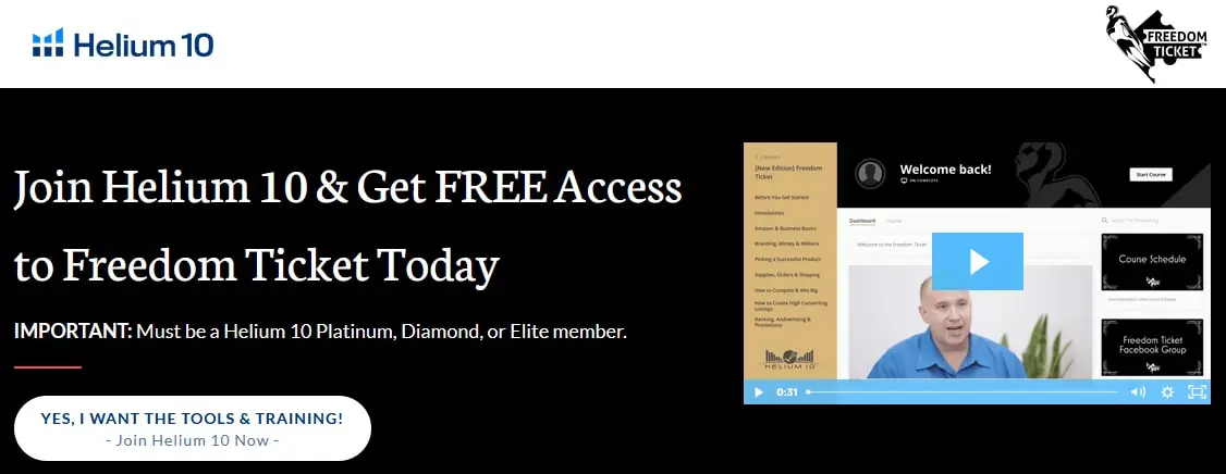 Freedom Ticket by Helium 10