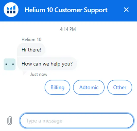 Helium 10 Customer Support System