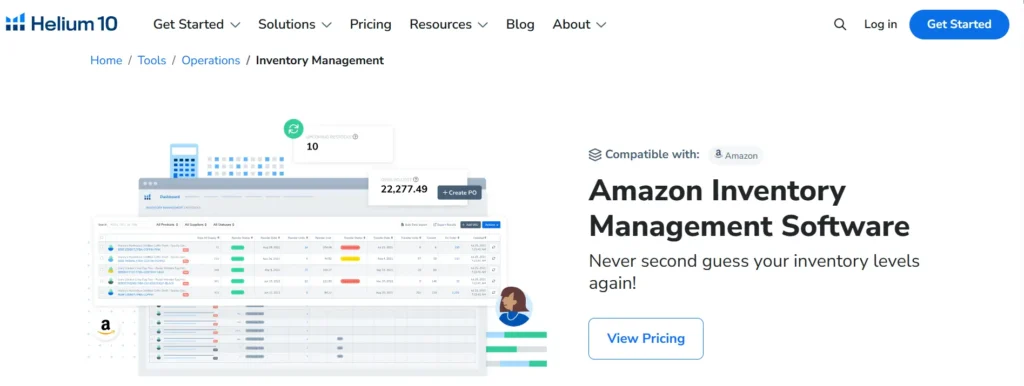 Helium 10 Inventory Management