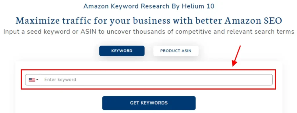 Helium 10 Keyword Research