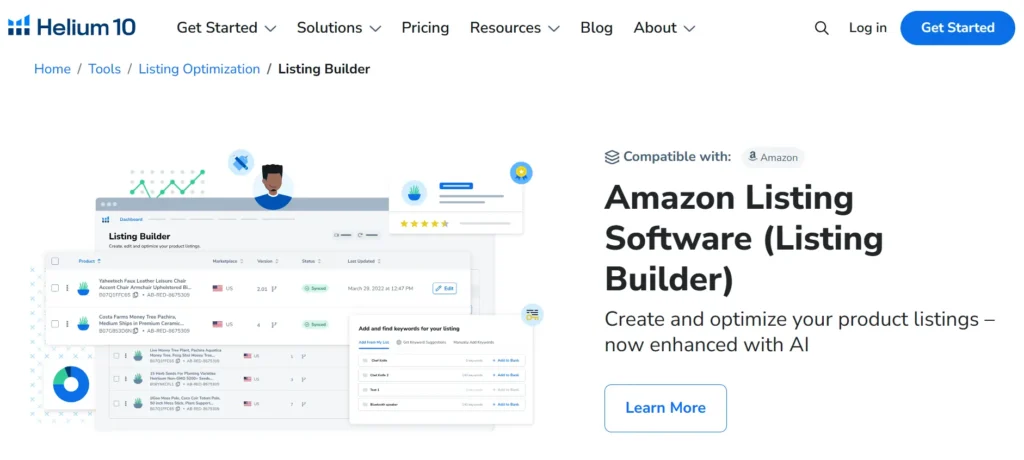 Helium 10 Listing Builder
