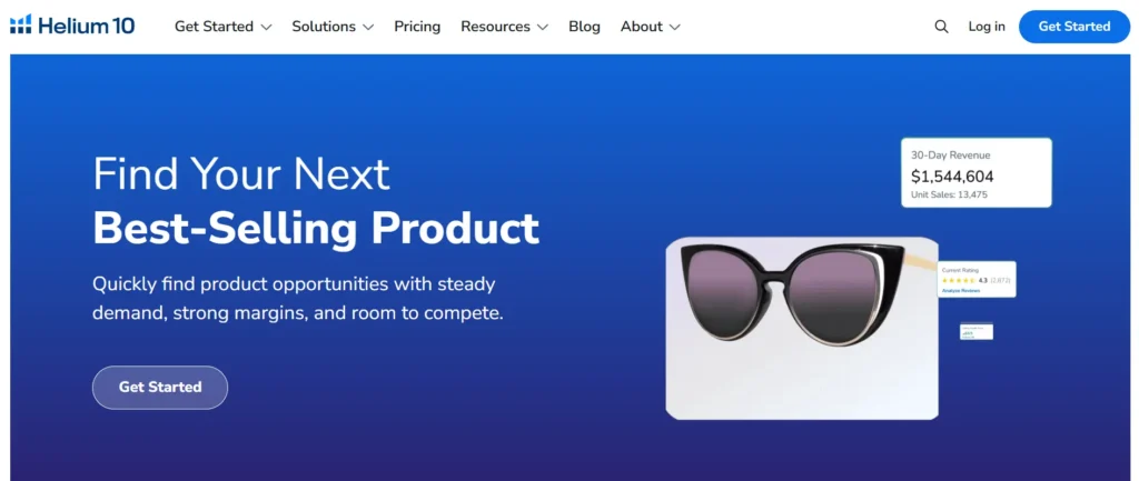 Helium 10 Product Analysis Tool