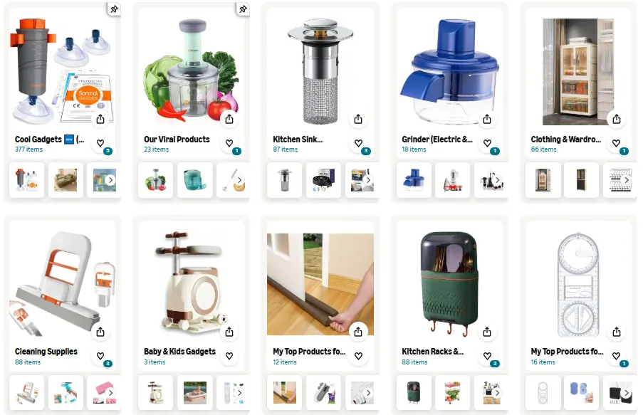 Home Devices category on Amazon