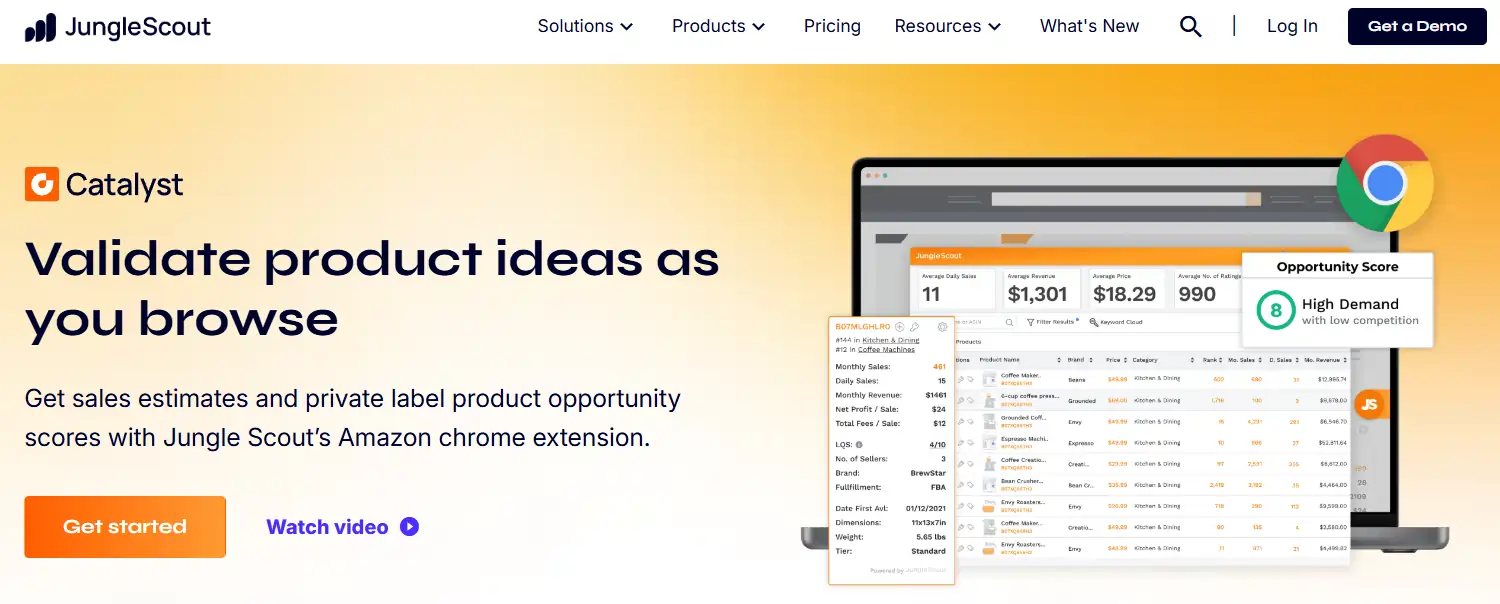 Jungle Scout Chrome Extension