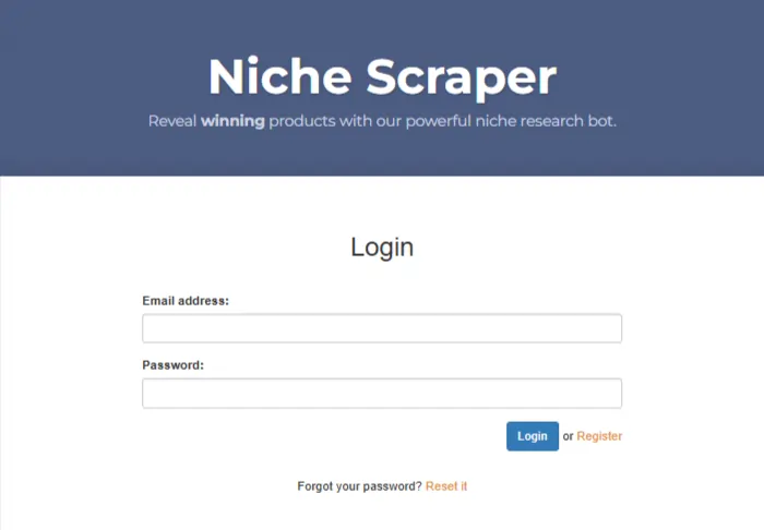 Niche Scraper Login
