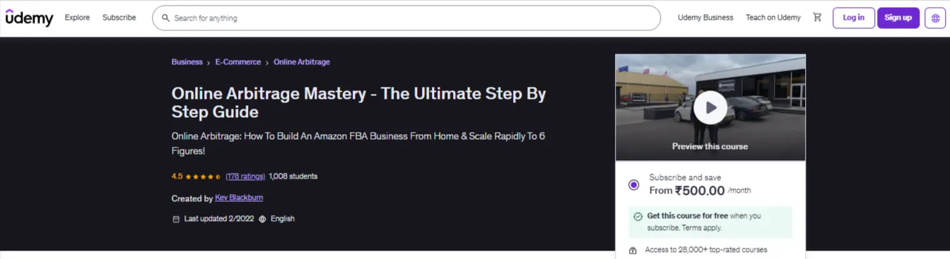 Online Arbitrage Mastery