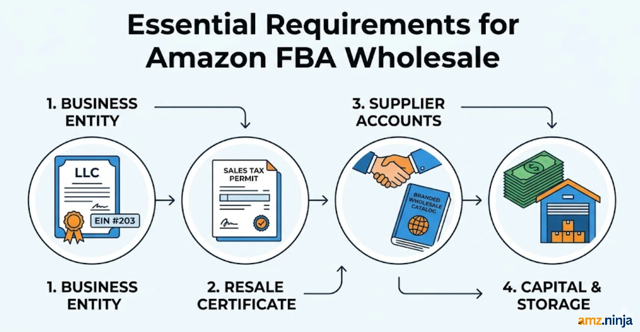 Requirements to be an Amazon FBA Whole Seller