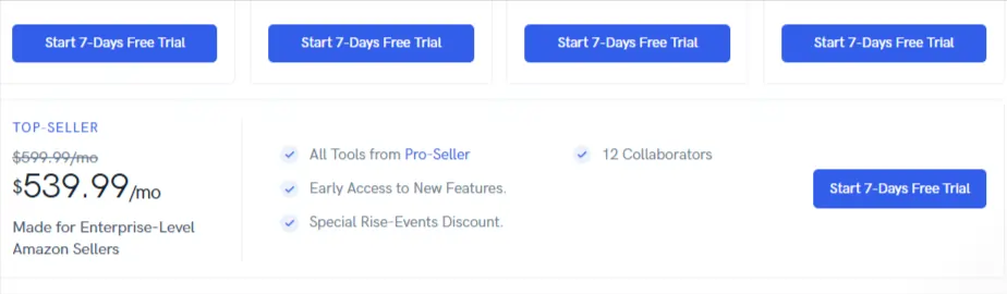 Sellerise Free Trial