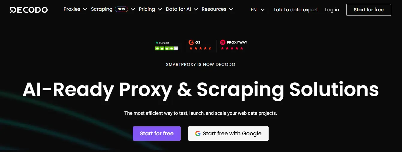 Smartproxy - Decodo