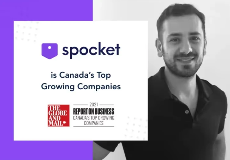 Spocket Ranked as Canada's top growing companies in 2021
