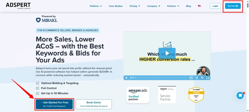 Start Adspert Free Trial