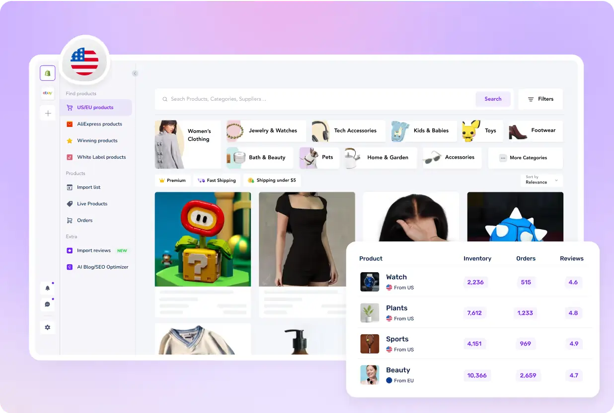 US EU Suppliers on Spocket