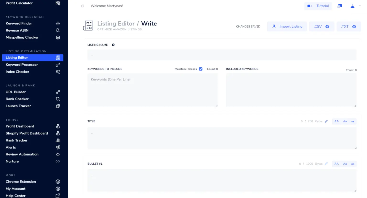 Zoof Listing Optimization